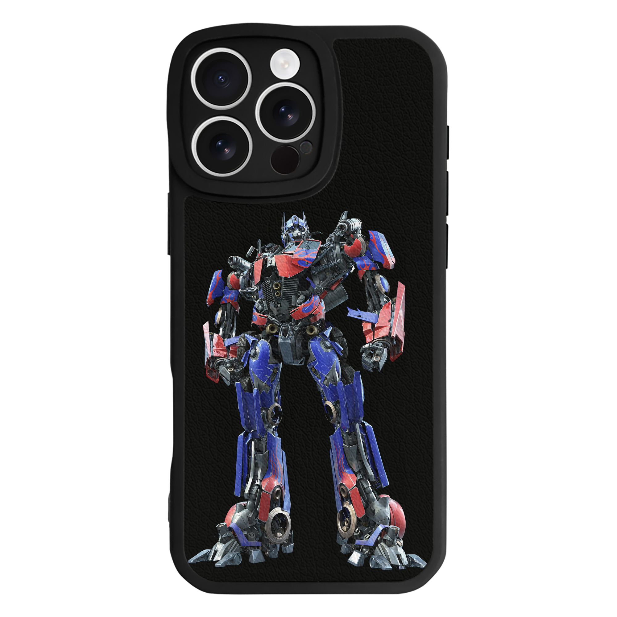 （画像用） Transformers トランスフォーマー 【iPhone 16シリーズ対応】シリコンスマホケース（レザー調） 材質：シリコン